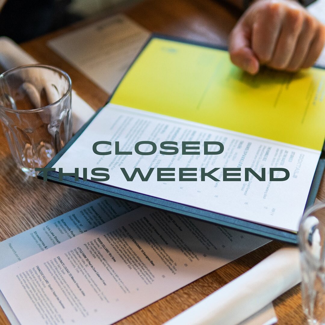 We&rsquo;ll be closed today, the team is taking a much needed rest. Thanks for a great summer, we&rsquo;ll be back on Tuesday! Stay safe and enjoy the long weekend 🌞